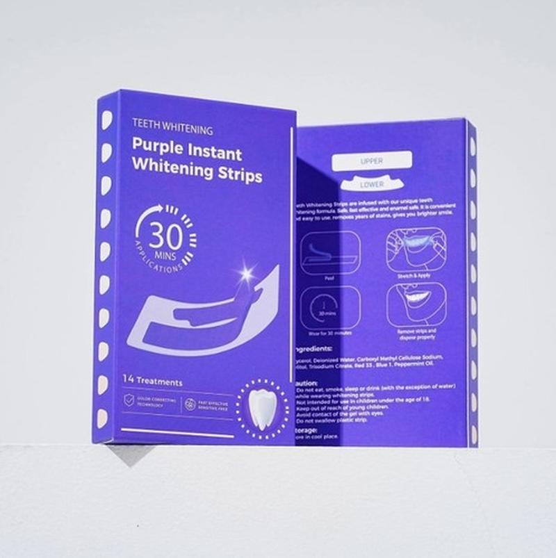 Hismile V34 Tooth Whitening Strips Teeth Whitening Strips, Purple Tooth Whiten-